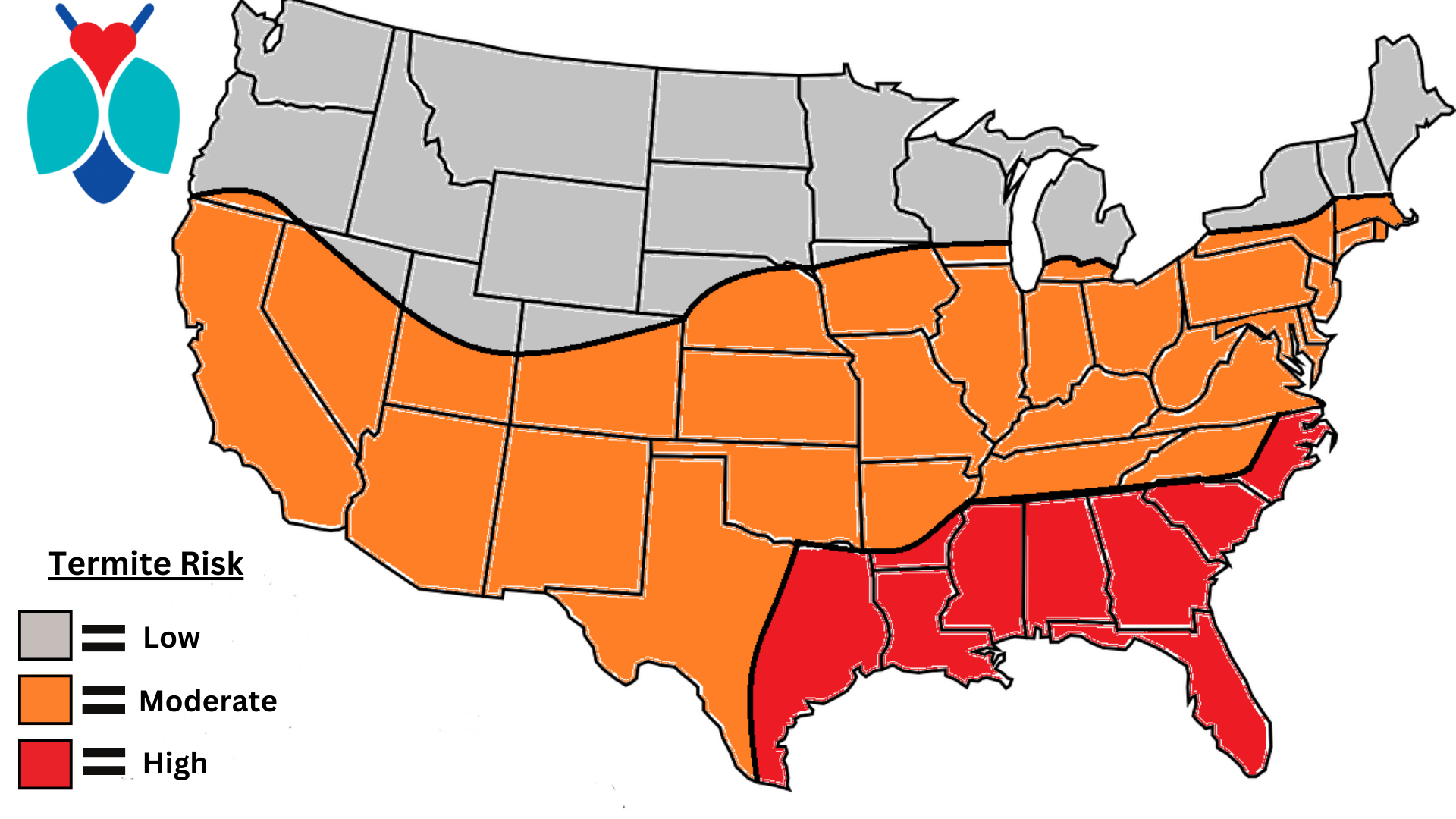 Termite Range Map
