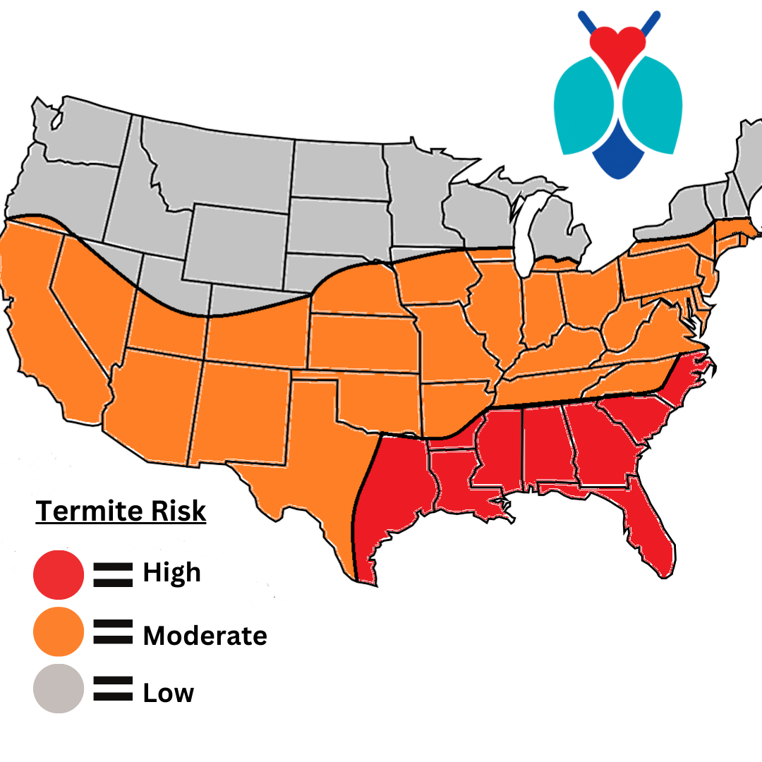 Termite Risk Map BOGO Pest Control